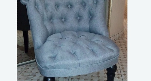 Обшивка стула на дому. Красково